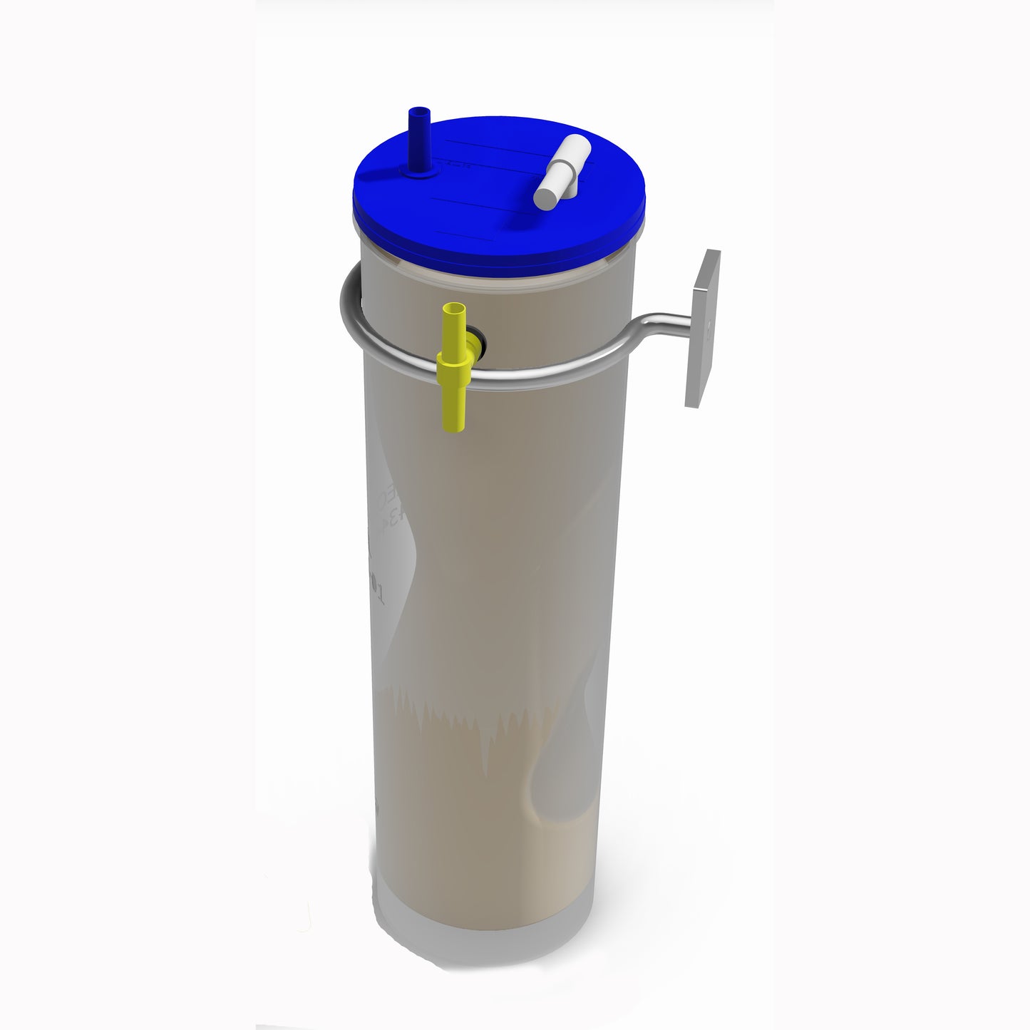 Artnr: 100-00-00, Hållare för burk för 2 liters sug behållare, Ø100 mm. hål
