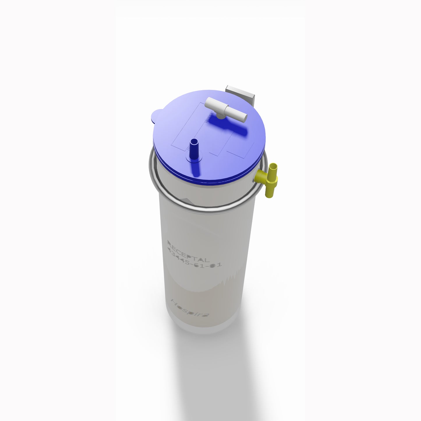 Artnr: 100-00-00, Hållare för burk för 2 liters sug behållare, Ø100 mm. hål