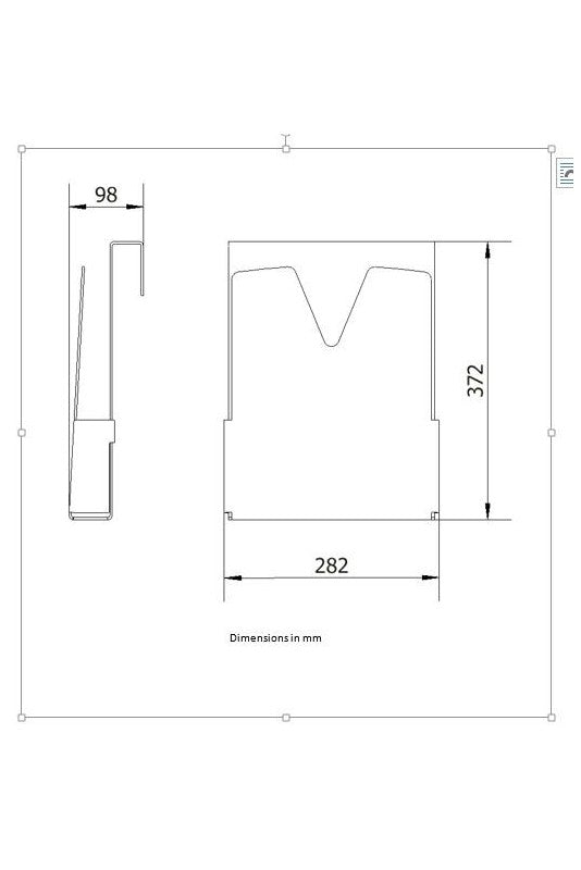 Artnr: 115-00-00, Journal hållare för säng.