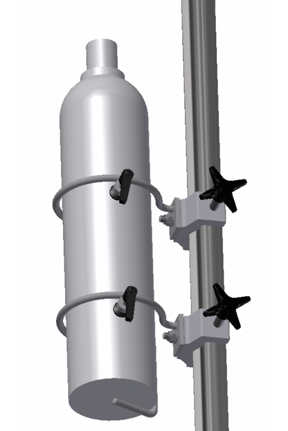 Hållare till gasflaska 2 varianter Ø117mm / Ø140mm